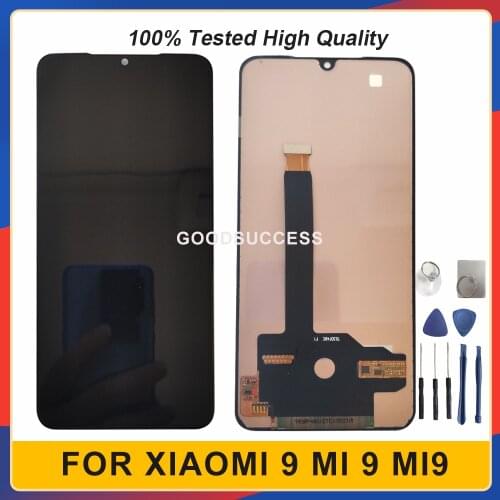 TFT New 6.39'' For Xiaomi 9 Mi 9 Mi9 LCD Display Touch Screen Digitizer Glass Panel Assembly Free Tools