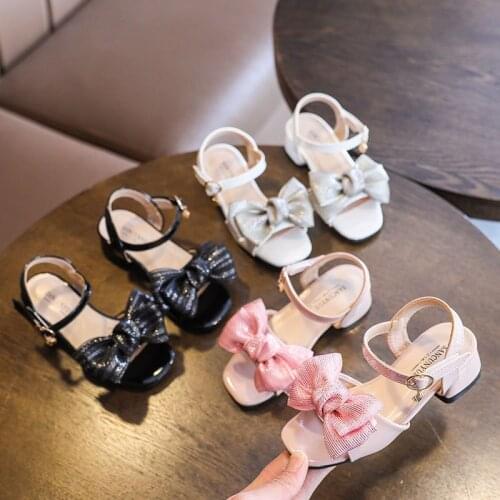 Girls' Shoes 2020 New Summer Korean Girls Open Toe Princess Soft Bottom Sandals Product Dropshipping