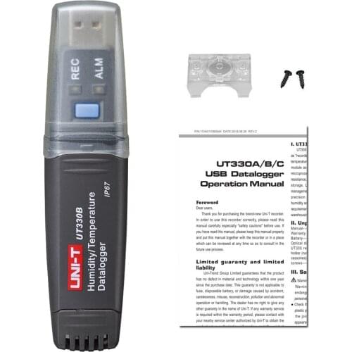 UNI-T UT330A UT330B UT330C Mini USB Temperature and Humidity Data Logger Barometric Pressure Tester 3 in 1 Storage Meter