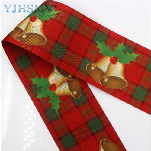 YJHSMY G-18816-994,10 yards,75 mm Double sided Cartoon Printed grosgrain ribbons,DIY Hair accessories wedding gift wrap Material