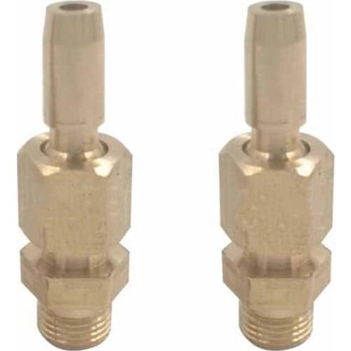 10Pcs 1/8 Inch DN6 Brass Gushing Spray Water Fountain Nozzles Universal Water Curtain Nozzle Landscape Garden Fountain Garden Po