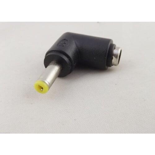 10pcs DC 5.5 x 2.1mm Female To 4.8mm x 1.7mm Male Right Angle Power Supply Adapter Connector