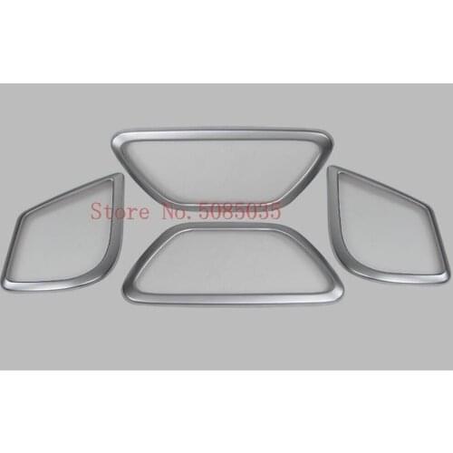 4PCS Interior For Mercedes-Benz Vito W447 2014 - 2017 Side Car Door Stereo Speaker Audio Sound Cover Trim ABS Matte Style