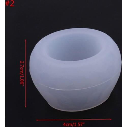 97QE Crystal Epoxy Resin Mold Bowl Cup Casting Silicone Mould DIY Crafts Handmade Jewelry Making Tool