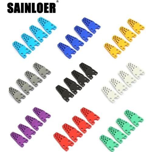 SAINLOER 4pcs shock absorber base for 1/10 simulation climbing car shock absorber angle height adjustment bracket SC10 D90