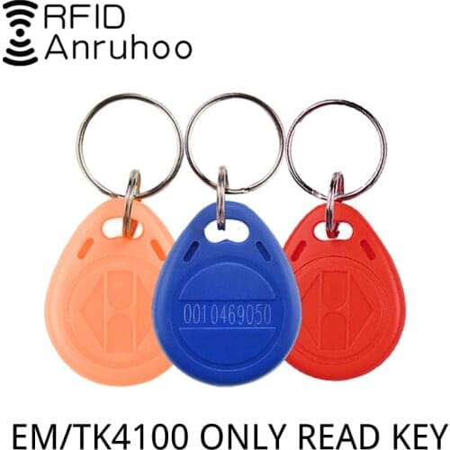5/10PCS RFID Read-Only Label EM/TK4100 4102 Smart Chip Card 125Khz Badge For Time Attendance Access Control Keychain
