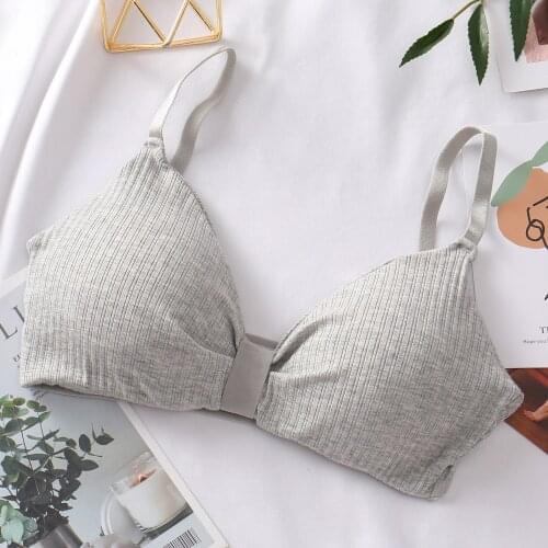 Push Up Bras for Women Sexy Lingerie Adjustable Straps Wire Free Cotton Bra Female Brassiere Bralette Seamless Underwear