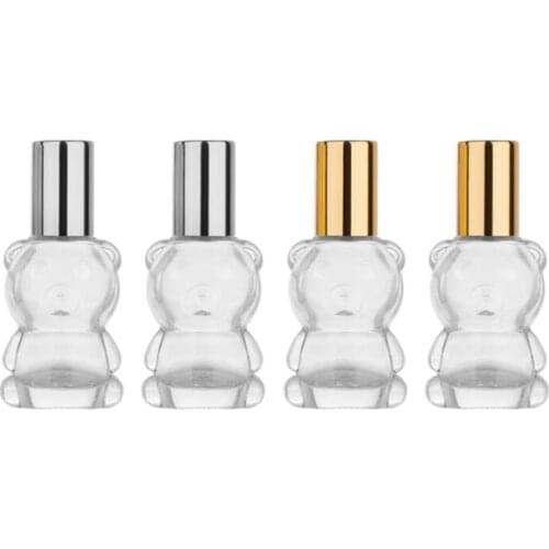 Bear perfume bottles Essential Oils Cute Funny Design Bear High Quality Refillable Perfume Bottle Deodorant Containers