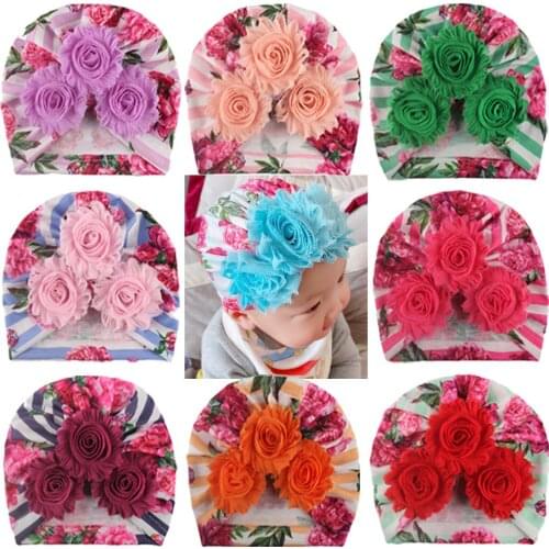Knot Bow Baby Headbands T oddler Headwraps Baby Flower Turban Hats Babes Caps Elastic Hair Accessories 2021 New #0210