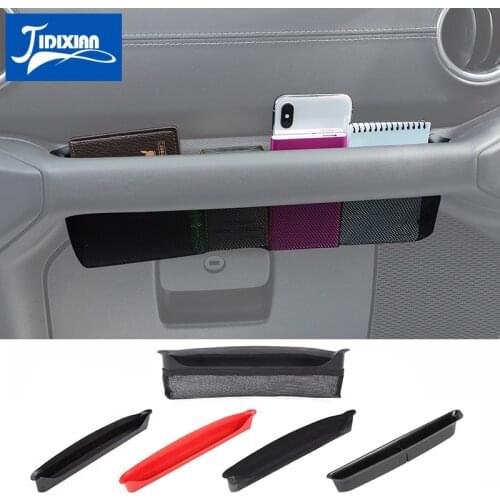 JIDIXIAN Car Co-Pilot Armrest Handle Passenger Storage Box Organizer for Jeep Wrangler JL Gladiator JT 2018-2021 Accessories
