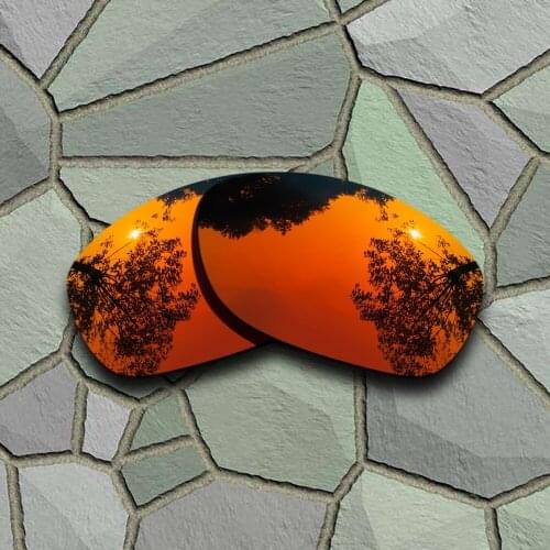 Red Orange Sunglasses Polarized Replacement Lenses for Oakley Pit Bull