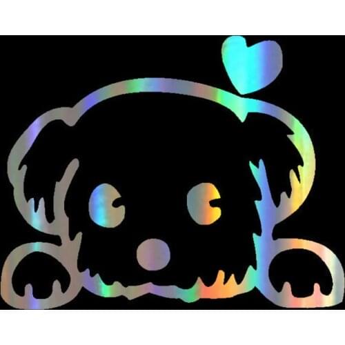 Creative Cartoon Car Sticker Baby Pet Cute Dog Cartoon on Car Funny Vinyl Stickers Decals JDM Waterproof Car Decal Decoration