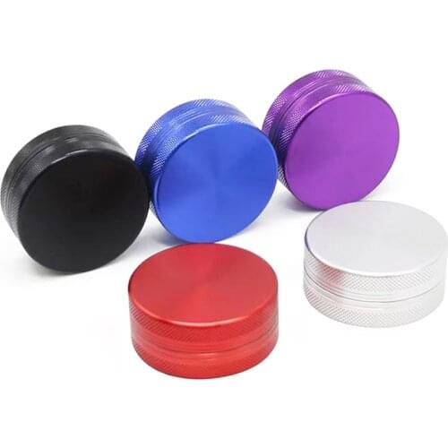 65MM Metal Tobacco Grinder Round Shape Spice Crusher 4 Layer Zinc Alloy Herb Grinder For Men Smoking Accessories