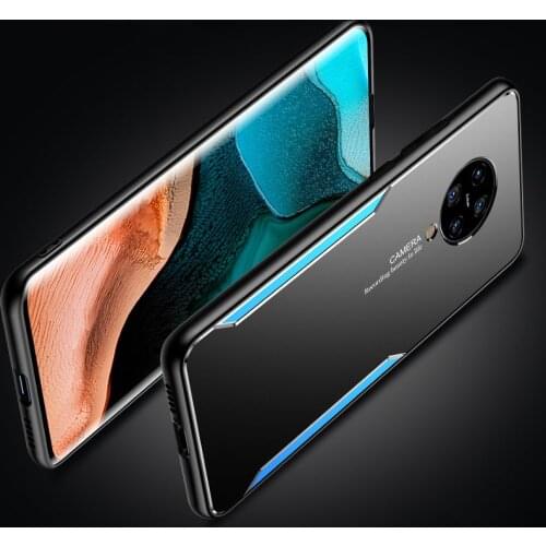For Redmi K30 Pro Metal Case For Redmi K30 Pro Back Housing Hard For Xiaomi Mi 10 Pro Anti Fall Silicone Soft Edge Cover Fashion