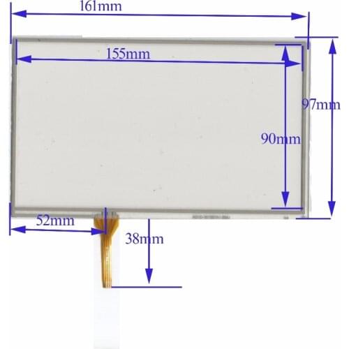 Origianl new 7inch VX610 Touch Screen 161mm*97mm 4 wire resistive Touch Panel for Industrial Touch Panel this is compatible