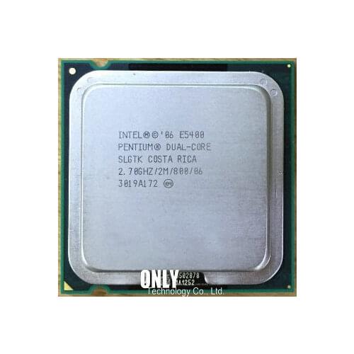 E5400 Desktop computer processor intel used cpu dual core 2 Duo Cpu 2.7GHz 2MB/800MHz LGA 775 Free Shipping scrattered pieces