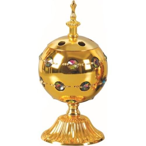 Luxury Electric Incense Burner Arab Aroma Stove Incense Holder Quemador De Incienso Bruleur Encens Golden Incense Burner DA60XXL