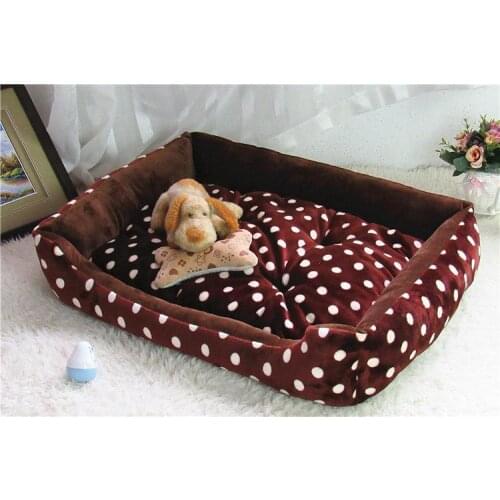 Super soft flannel square dog beds, cat mat, doggie lounger