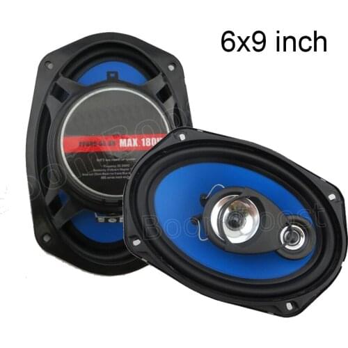 Top quality 2 pcs 2 way 2x180W 6x9 inch car audio stereo speakers coaxial car speaker for all cars