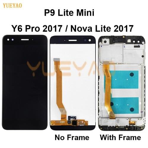 Y6 Pro 2017 LCD For Huawei Nova lite 2017 LCD Display Touch Screen Digitizer For Huawei P9 Lite mini SLA L02 L22 L03 lcd Display