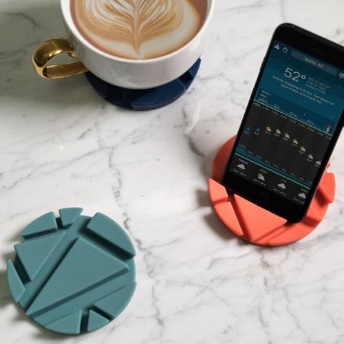 Phone holder Molds Concrete Holder Molds Silicone Coaster Molds Photo Holder Molds For Concrete