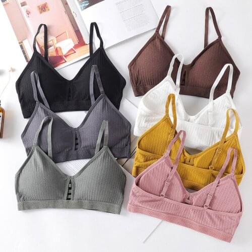 Women Tube Top Sexy Bra Crop Top Female Seamless Underwear Push Up Bra Comfort Cropped Cotton Bralette Sexy Lingerie Bandeau Top