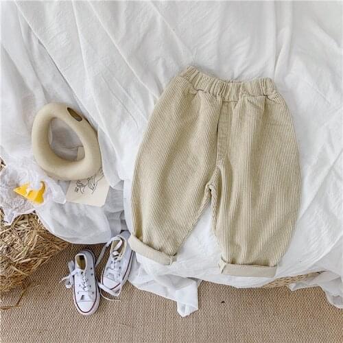 Childrens Pants Boys and Girls Wear Baby Autumn Fashion Small Childrens Casual Sports Pants