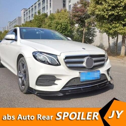 For Mercedes-Benz W213 front Bumper Diffuser Bumpers Protector For Benz E-Class E200 E300 Body kit bumper Before Rear lipspoiler