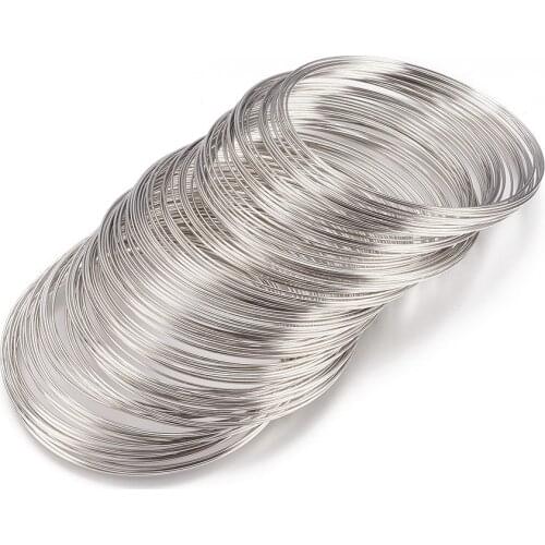 DIY Handmade Jewelry Accessories 60mm Diameter Bracelet Steel Wire Memory Steel Wire Bracelet charms for bracelet making