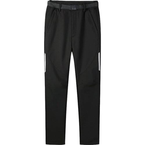 Fonoun Adult Hiking Pants Thicken Warm Keep Waterproof Winter Windproof Breathable Scratch Resistant Reflective Stripe FN215