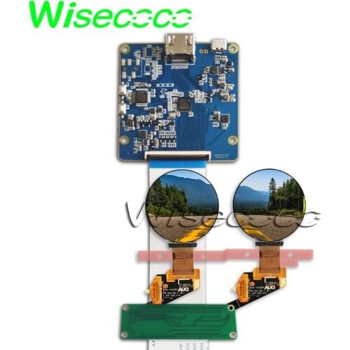 Round oled display screen 1.39' 400x400 H139BLN01.0 hdmi mipi board fit for wearable watch diy project