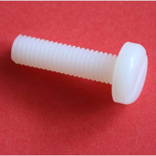 M4x4mm-30mm Environmental green plastic screw one-word round head nylon screw insulated pen head nylon bolt