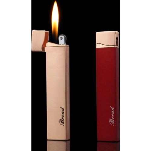 Mini Lighter Grinding wheel Butane Gas Refillable Lighter Cigarette Lighter Without Gas