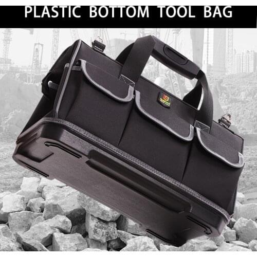 15/17/20 in Multi-Function Tool Bag Waterproof Anti-Fall Tool Storage Wear-Resistant Oxford Cloth Toolkit Bag