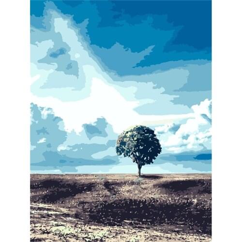 Landscape Mountain Sunrise DIY Embroidery 11CT Cross Stitch Kits Craft Needlework Set Printed Canvas Cotton Thread Room