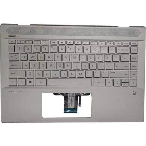 New HP Pavilion 14-CE Series 14"Laptop Palmrest Backlit US Keyboard L19191-001