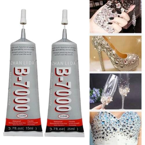 15/25ml B7000 Repair Glue Multi Purpose Super Strong Adhesive Repair Point Diamond Jewelry Telephone Glass Touch Screen Glue