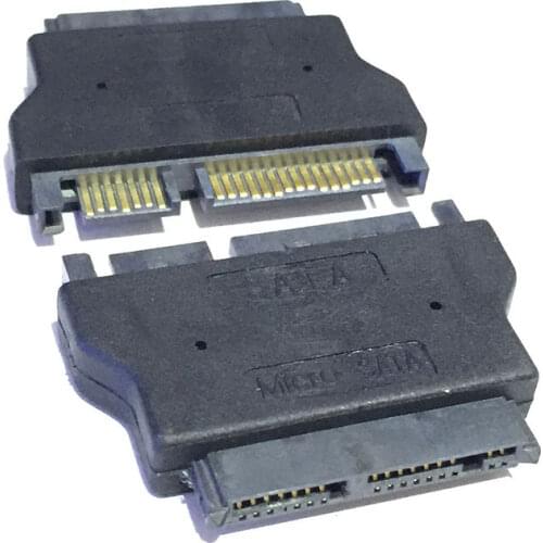 SATA 22P-MICS16C ADP.SATA7+15PIN PCB SIDE/MICRO SATA 7+7+2 CABLE SIDE