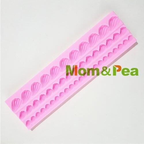 Mom&Pea 1298 Free Shipping Chain Silicone Mold Cake Decoration Fondant Cake 3D Mold Food Grade