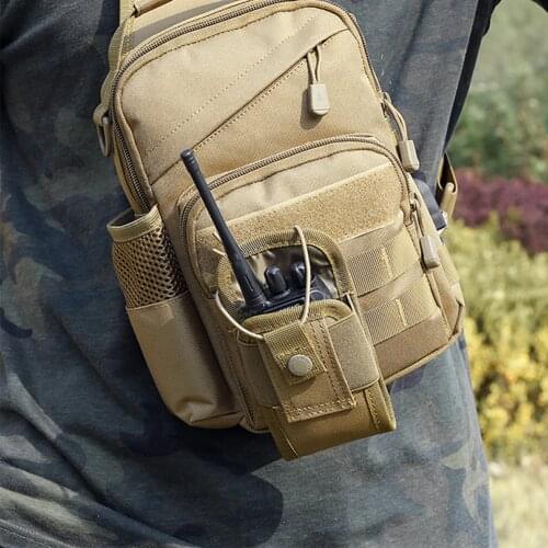Radio Walkie Talkie Pouch Waist Bag Holder Waterproof Pocket Portable Walkie Talkie Bag Interphone Holster Carry Bag