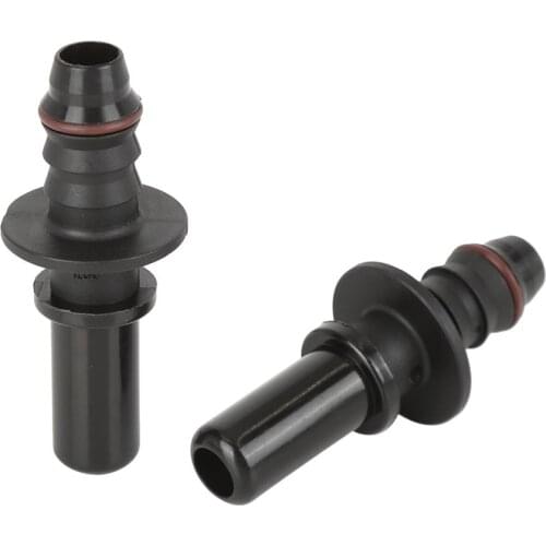 X Autohaux 11.80mm ID10 Universal-Straight Car Fuel Line Hose Pipe Quick Release Male Connect Connector