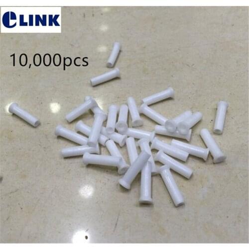 10K pcs dust caps for LC fiber coupler white color plastic fibra optica adapter FTTH connector SM MM APC UPC factory supply ELIN