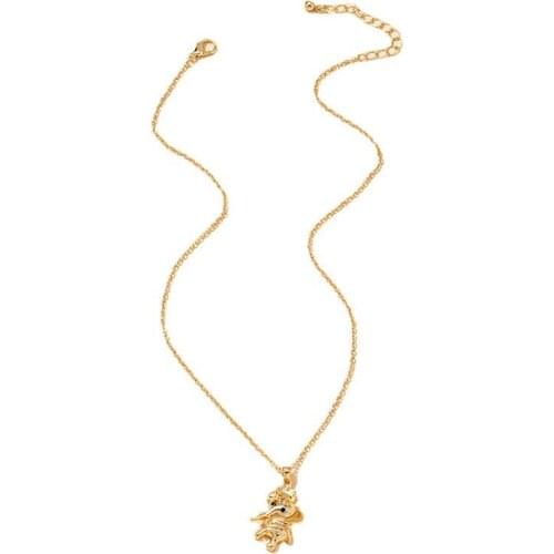2021 Ins Gold Chain Ox Cattle Cow Elephant Animal Minimalism Pendant Choker Necklaces Trendy Korean Fashion Chic Party Jewelry