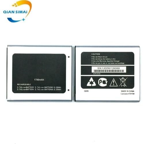 1PCS New 100% High Quality Micromax Q335 Battery for Micromax Q335 mobile phone +track code