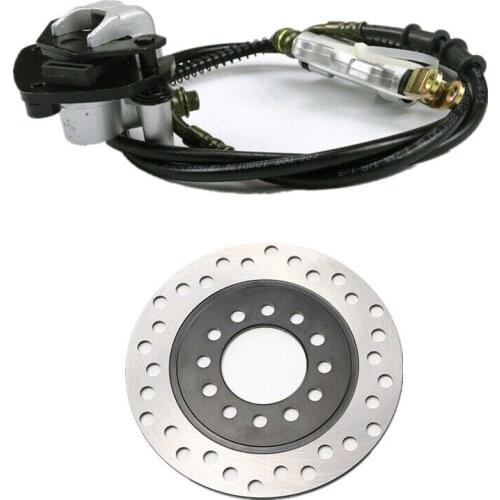 TDPRO Go kart part Hydraulic Rear Brake Calipers Pad Assembly System brake disc