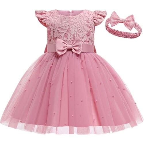 Children Dress 2021 Summer New Sleeveless Baby Girls Birthday Party Princess Dresses For Girls Wedding Evening Dresses 1-4 Years