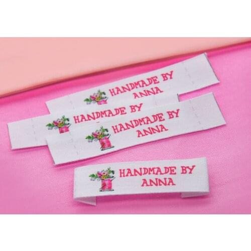 Custom Clothing Labels , Personalized Brand, Cotton printed Tags, Handmade label, Logo or Text, Watercolor Labels (FR016)