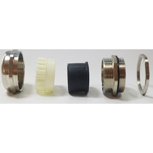 PG7 9 11 13.5 16 21 25 36 42 63 Nickel Brass Cable Glands Waterproof Connector electrical IP68 entry electric threaded joint