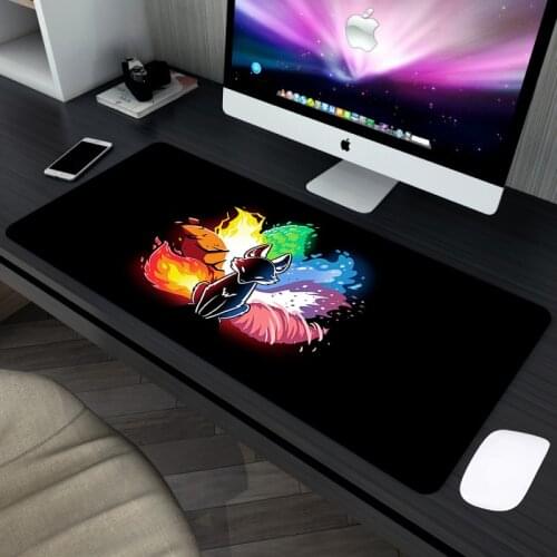 Fox Mouse Mat Pad Cute Desk Table Protector Keyboard Kawaii Manga Carpet Computer Game Mause Anime For Office Pc Mats Pads
