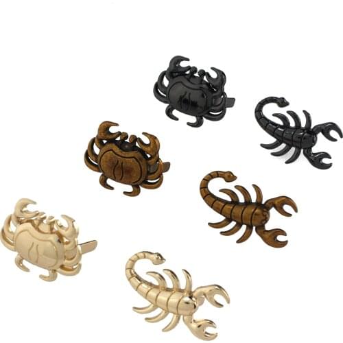 1pcs Metal Lobster Crab Shape Decorated Buckle Bag Clip Buckle Hardware for Leather Craft Bag Handbag Garments Shoe Accessories